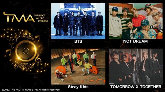 2022 THE FACT MUSIC AWARDS（TMA）