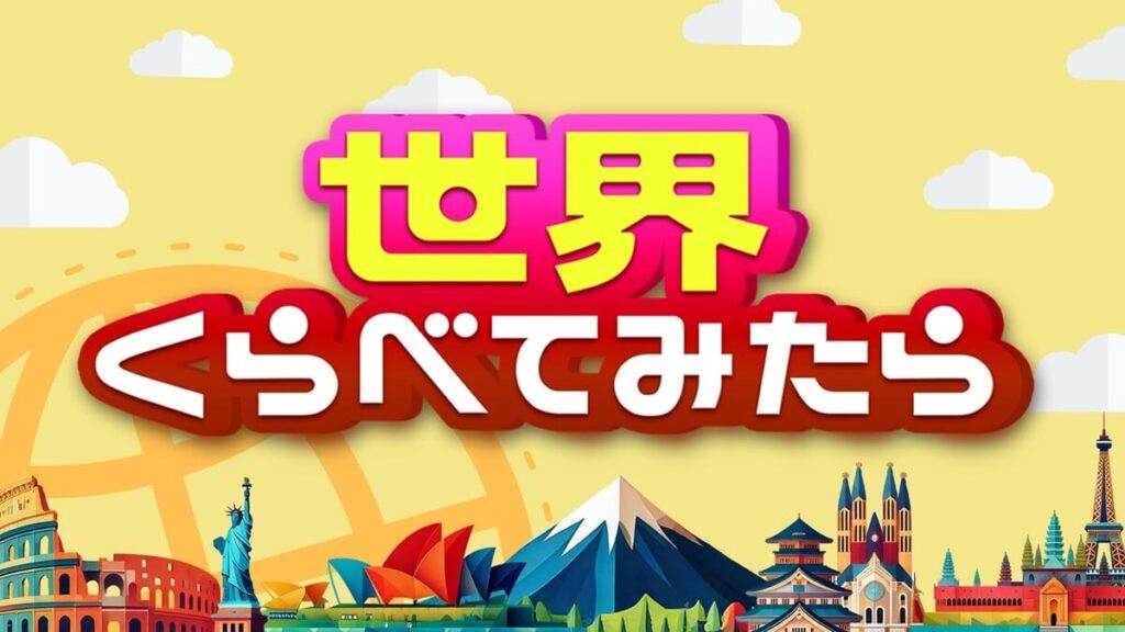 世界くらべてみたら